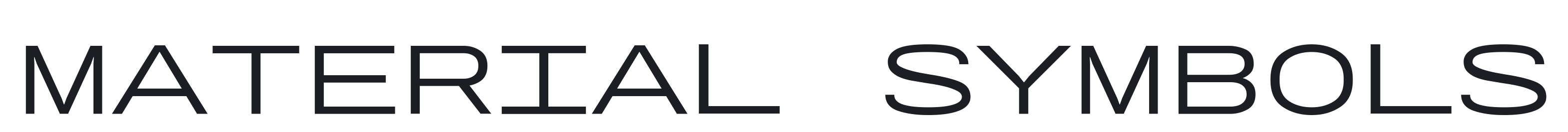 Material Symbols